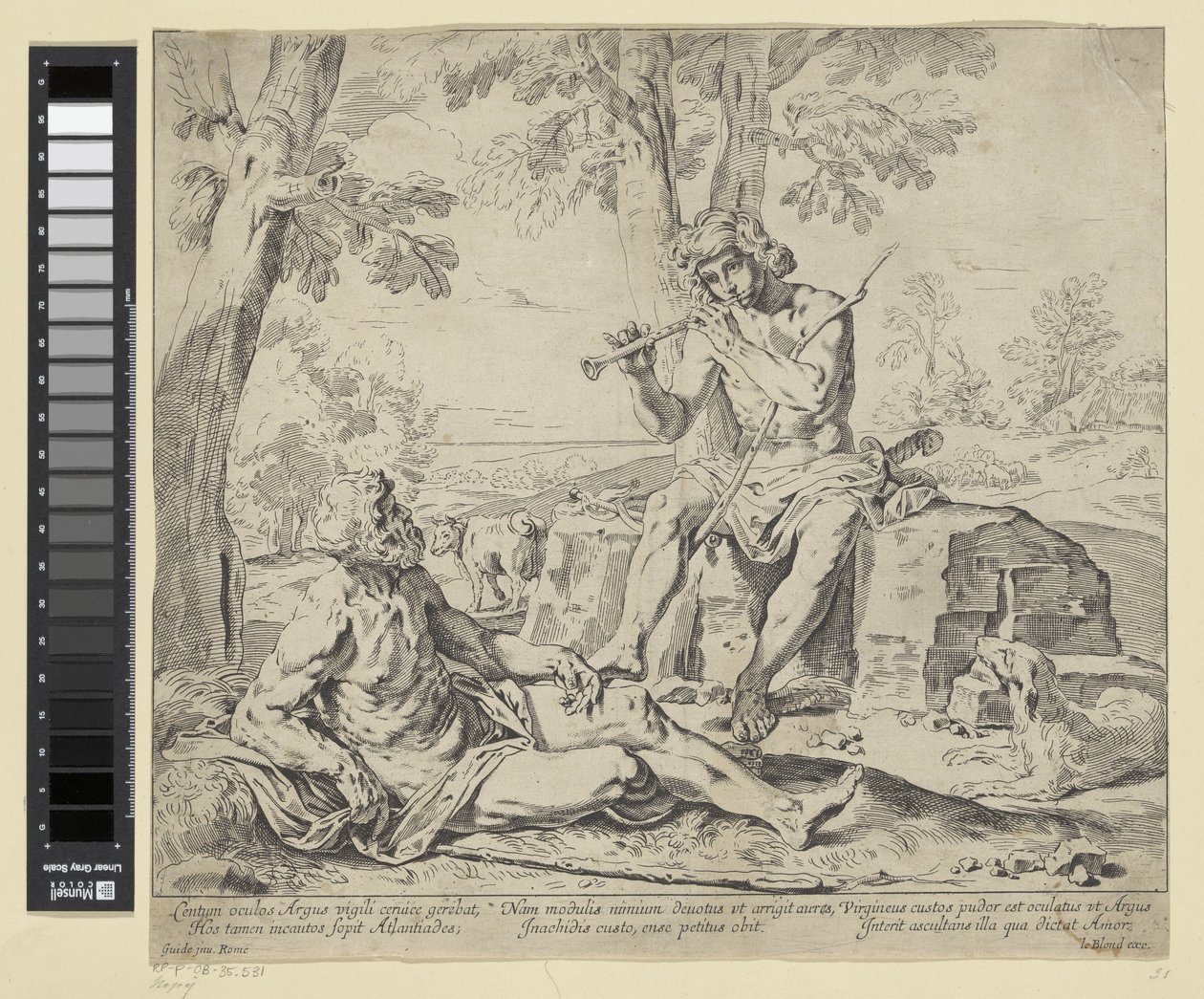 Merkur und Argus von Simone Cantarini