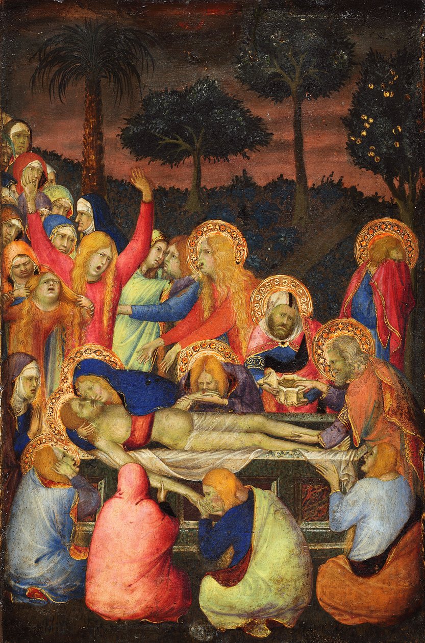 Die Grablegung Christi von Simone Martini