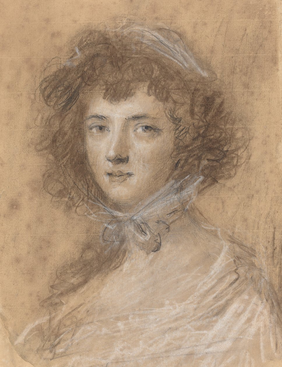 Kopf und Büste einer Frau von Sir Joshua Reynolds