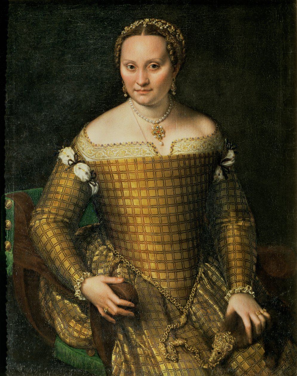 Porträt der Mutter des Künstlers, Bianca Ponzoni Anguisciola, 1557 von Sofonisba Anguissola