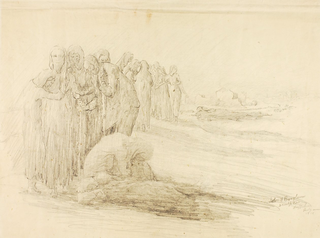 Trauer von Solon H. Borglum