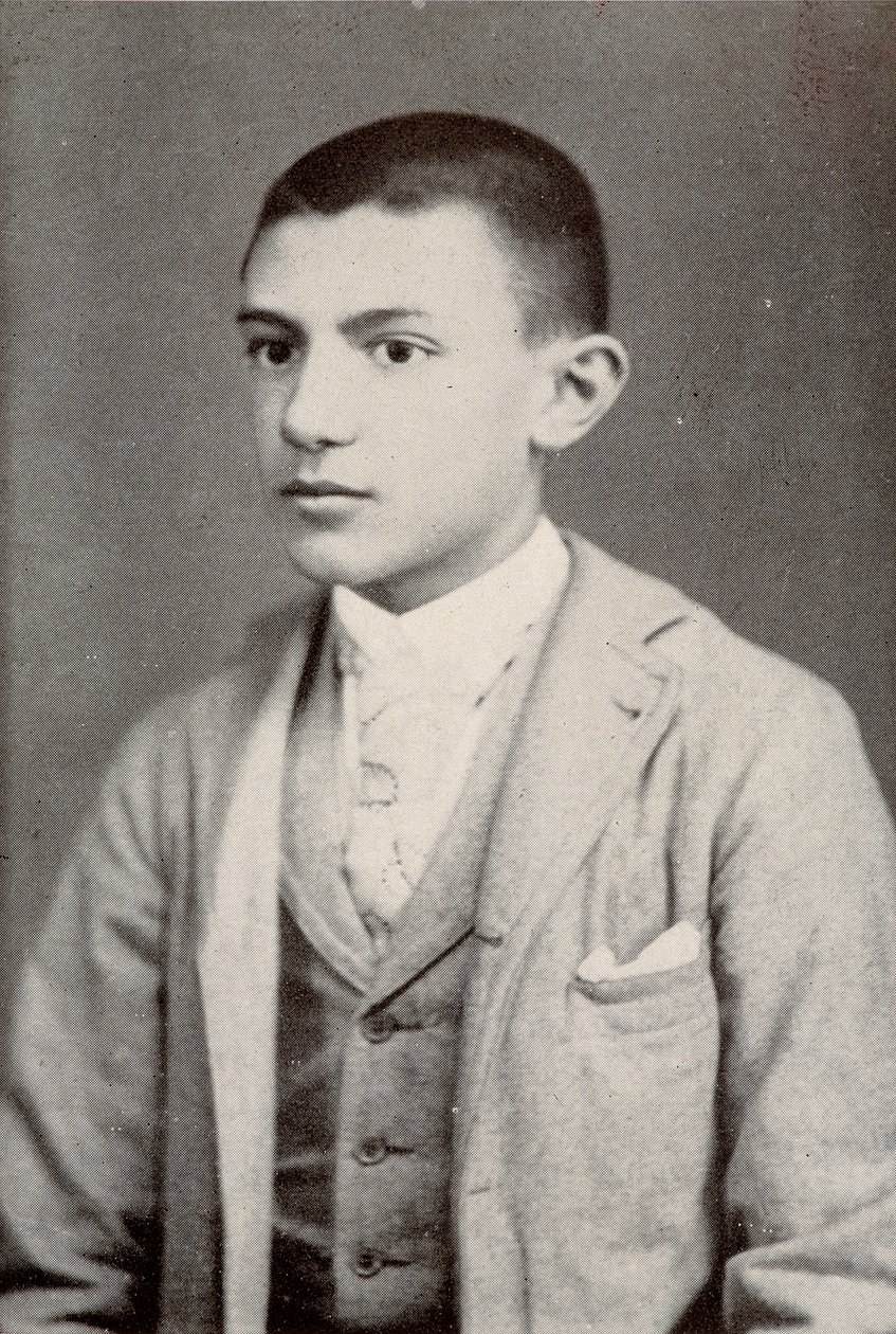 Pablo Picasso, 15 Jahre alt, 1896 von Spanish Photographer