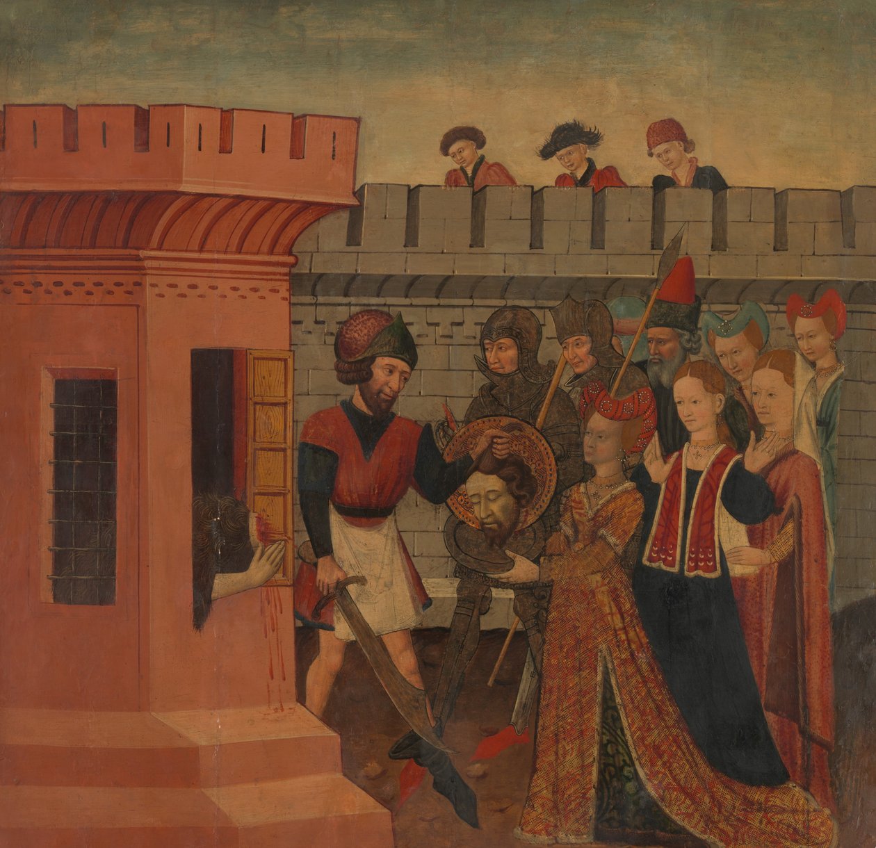 Die Enthauptung von Johannes dem Täufer von Spanish