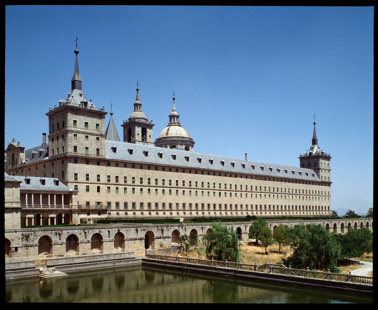 Ansicht des Klosters und des Königlichen Sitzes von Spanish School