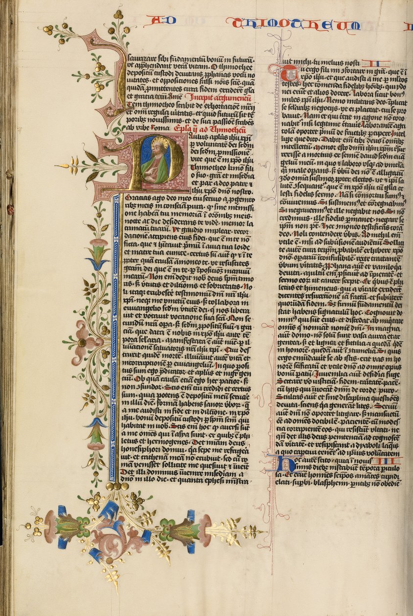 Initial P: Heiliger Paulus von Stefan Lochner