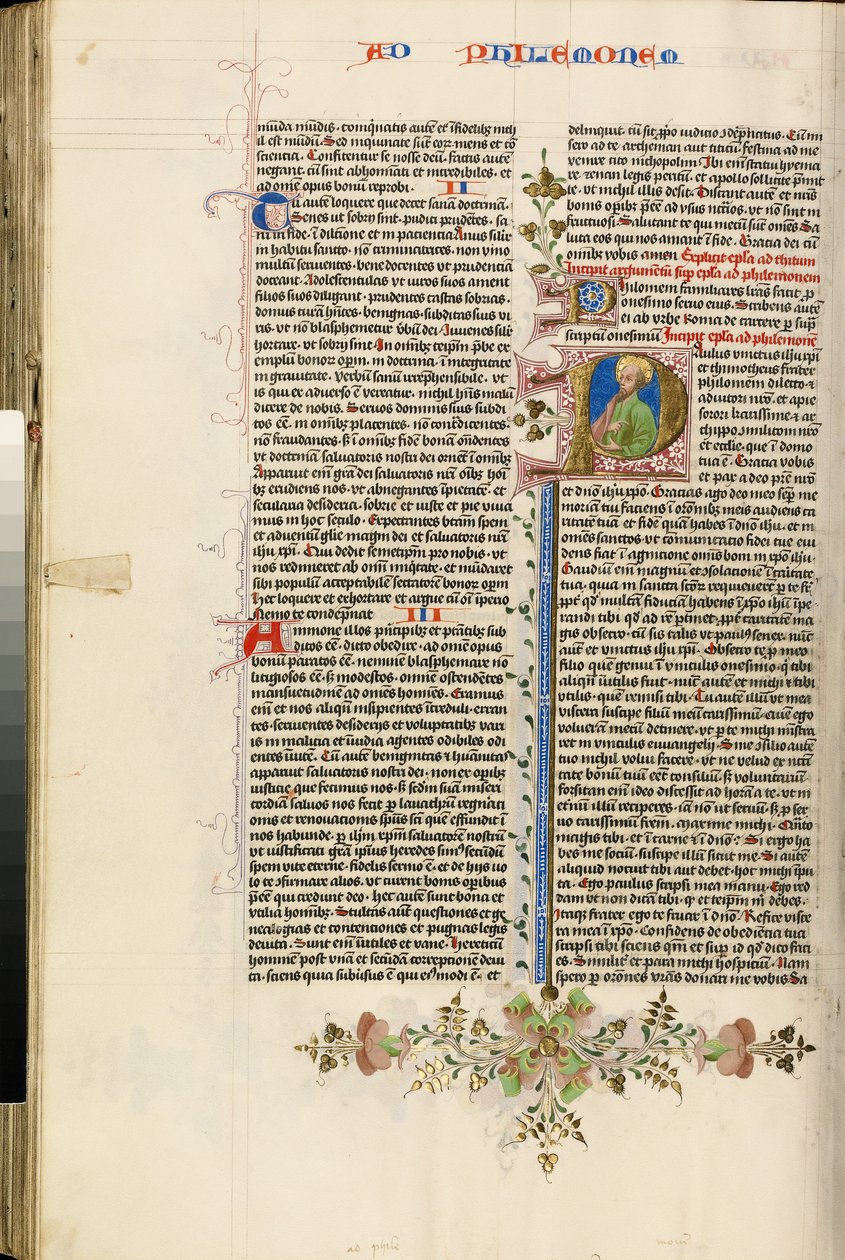 Initiale P: Heiliger Paulus von Stefan Lochner