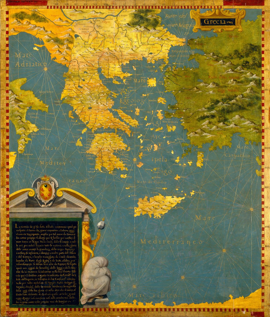 Hellenische Halbinsel - Griechenland, Albanien, Bosnien und Bulgarien von Stefano Bonsignori