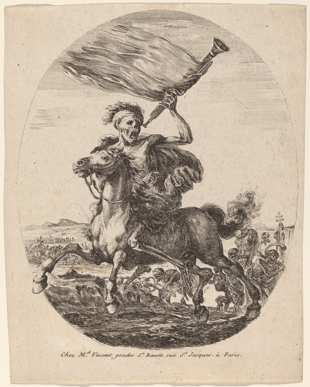 Tod zu Pferd von Stefano della Bella