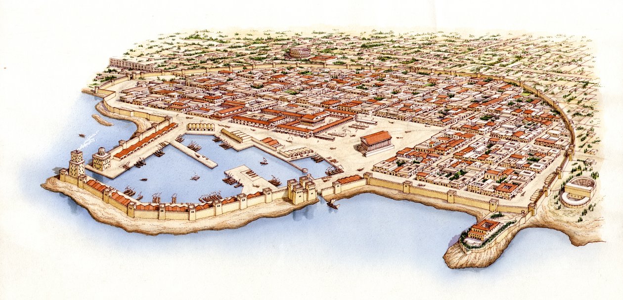 Cäsarea, Palästina, ca. 13-70 von Stephen Conlin
