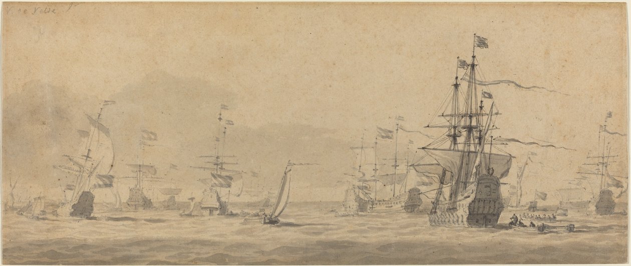 Marine von Style of Willem van de Velde the Younger