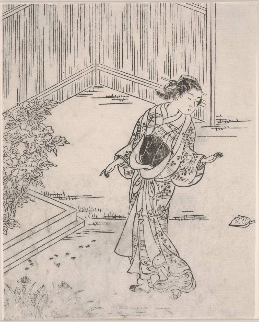 Geisha im Sommer von Sukenobu Nishikawa