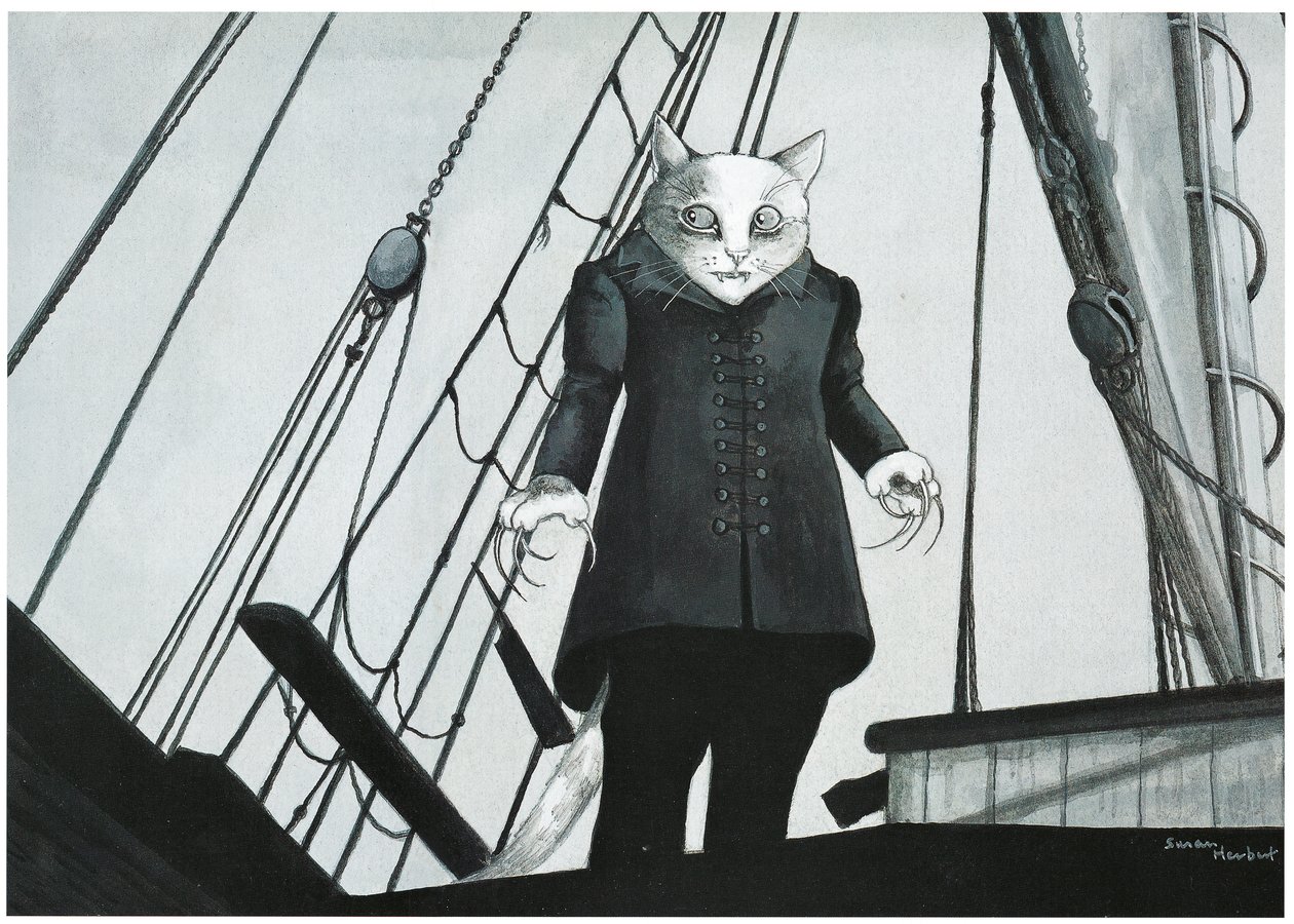 Illustration aus dem Film Cats von Susan Herbert