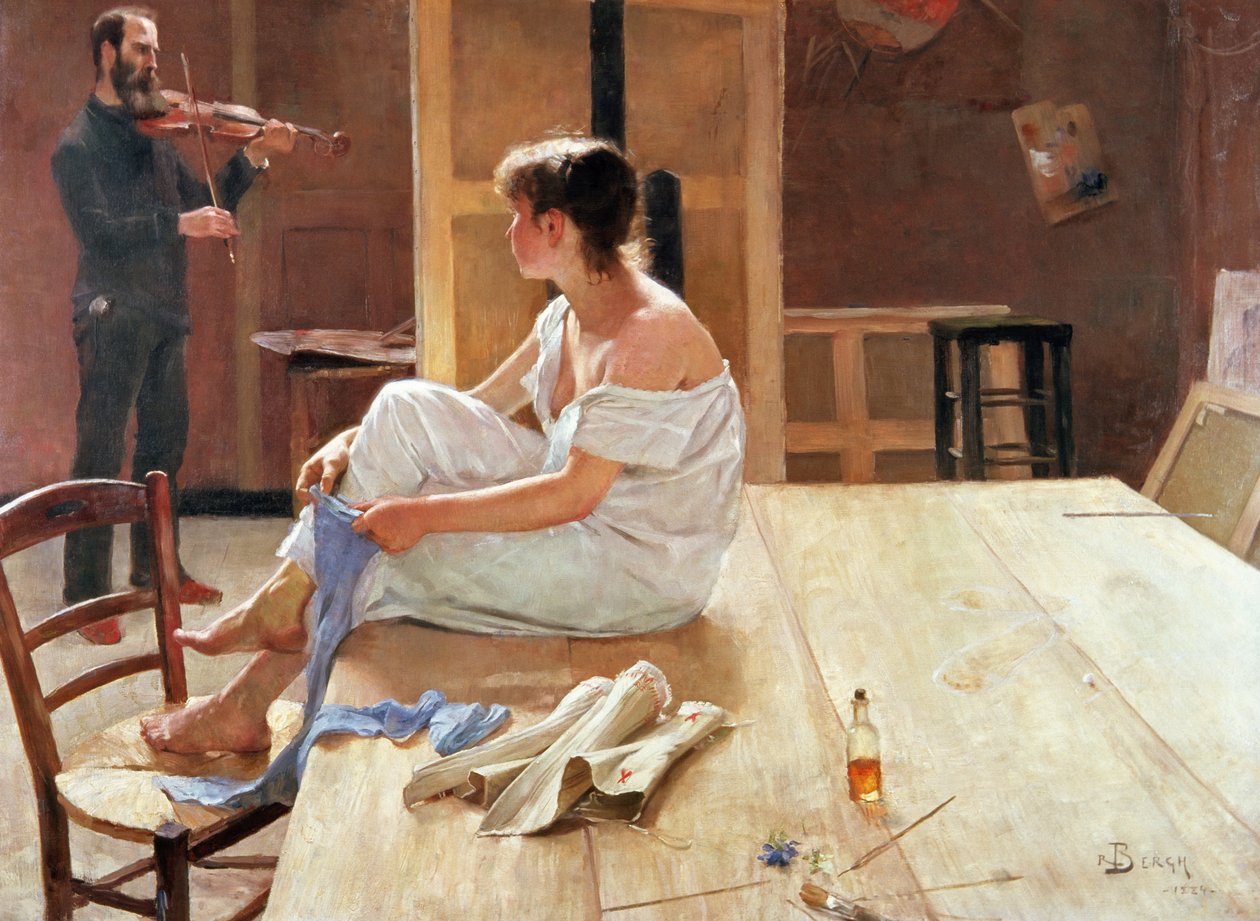 Nach der Pose, 1884 von Richard Bergh