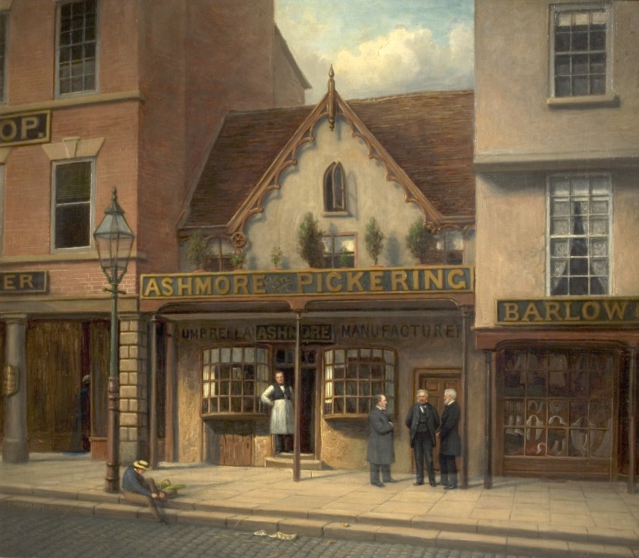 39, Long Row, der Marktplatz, Nottingham, 1879 von Sylvanus Redgate