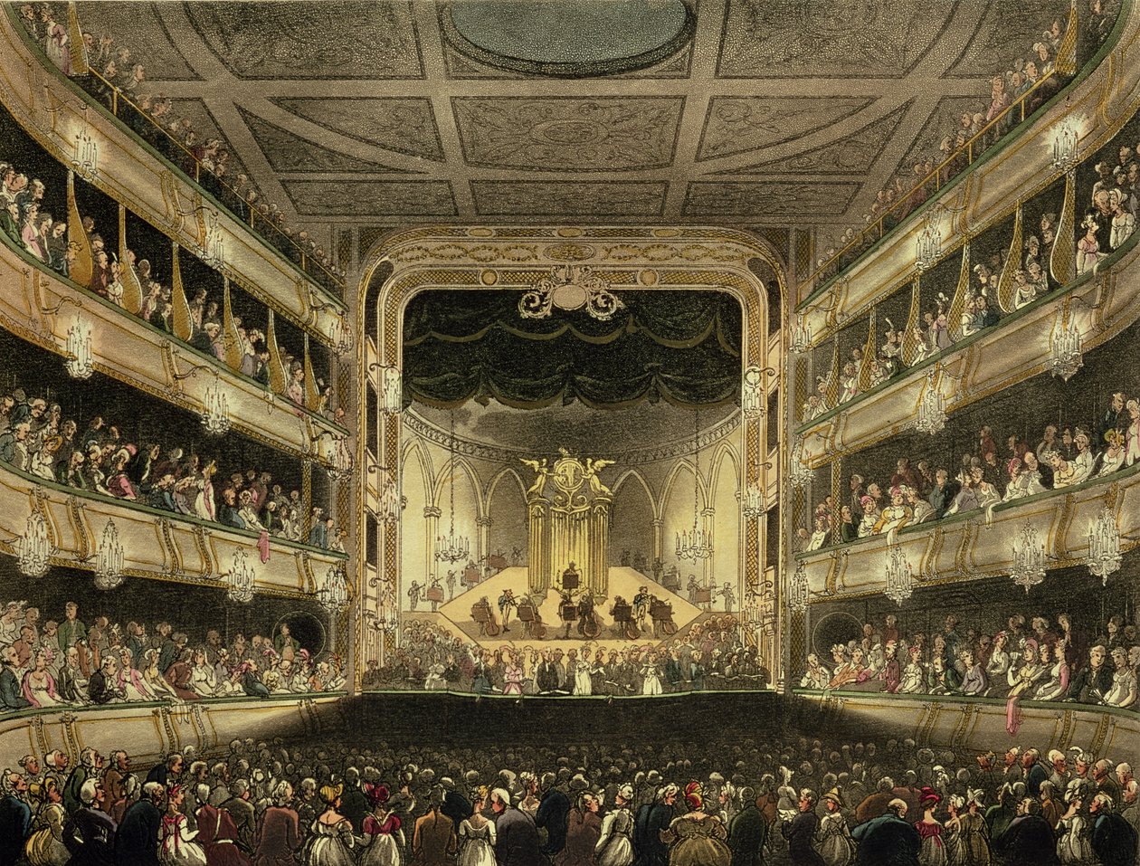 Covent Garden Theatre, 1808, aus 