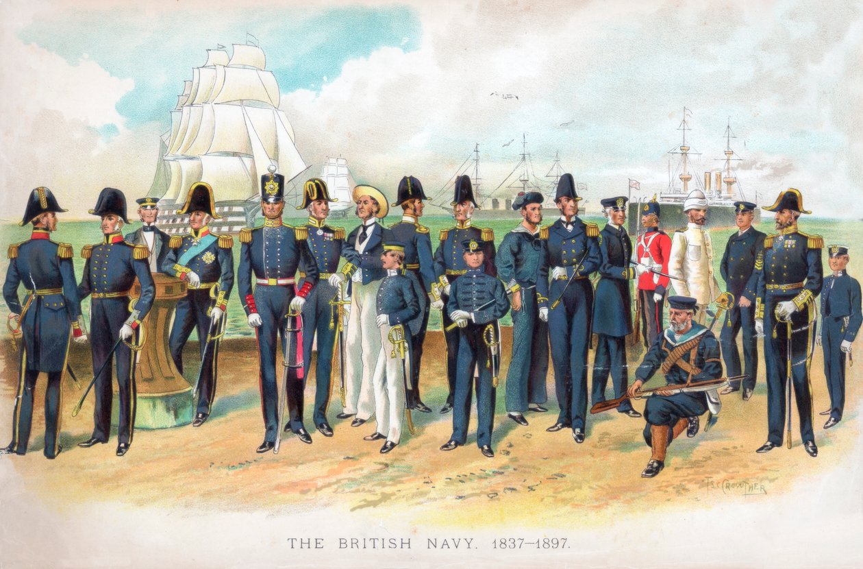 Die britische Marine, 1837-1897, frühes 20. Jahrhundert von TS Crowther