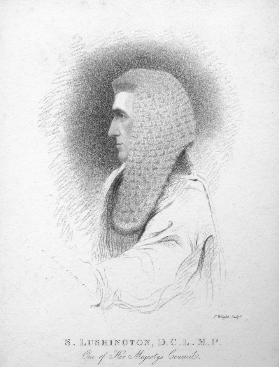 S. Lushington, D.C.L. M.P., ca. 1820 von T. Wright