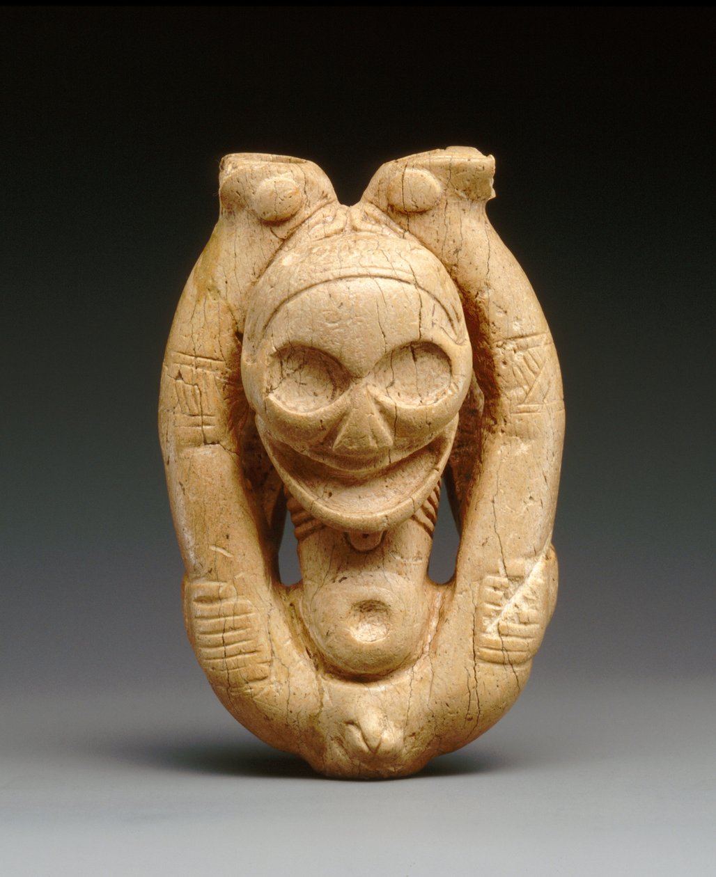 Cohoba-Inhalator (Seekuhknochen) von Taino Culture