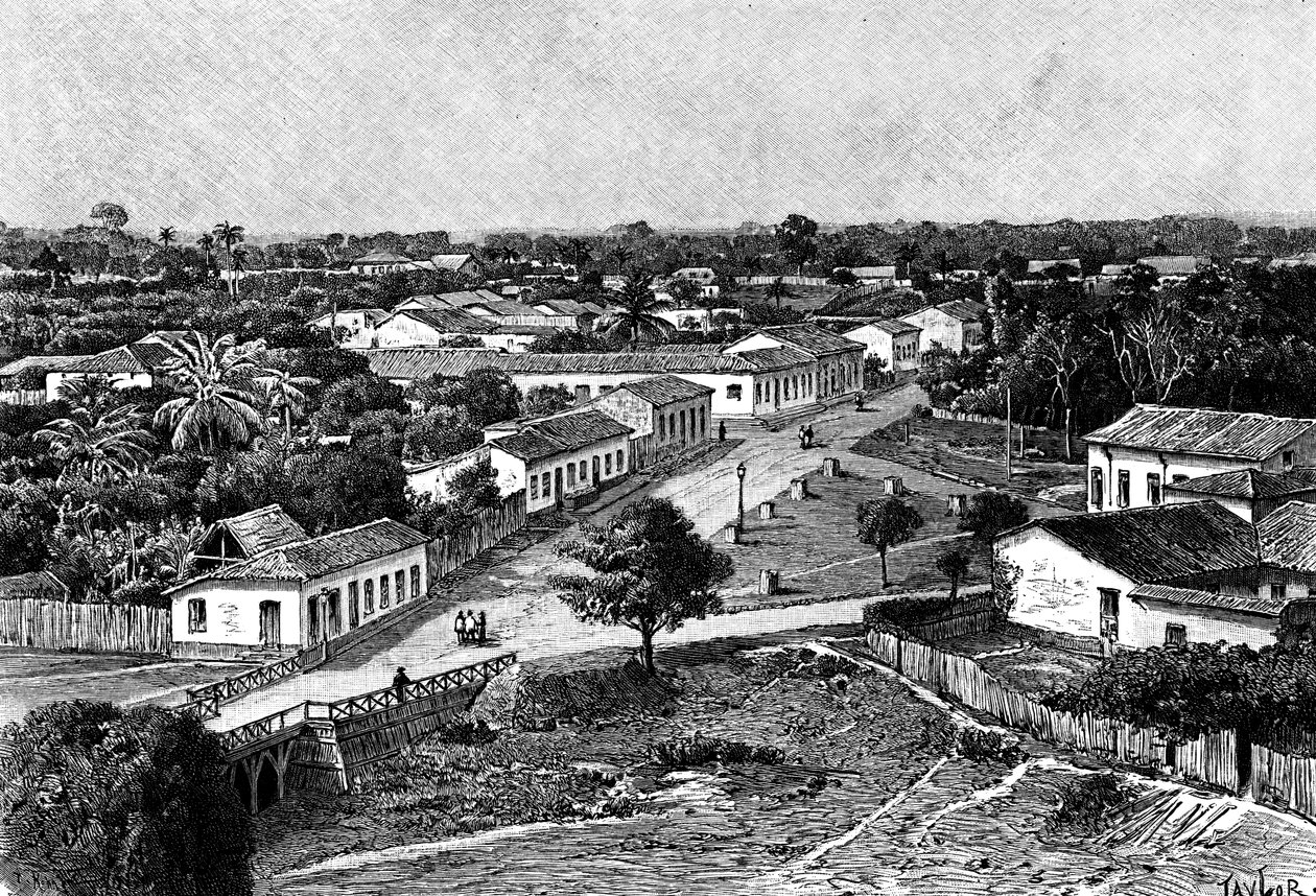 Manaus, Brasilien, 1895 von Taylor