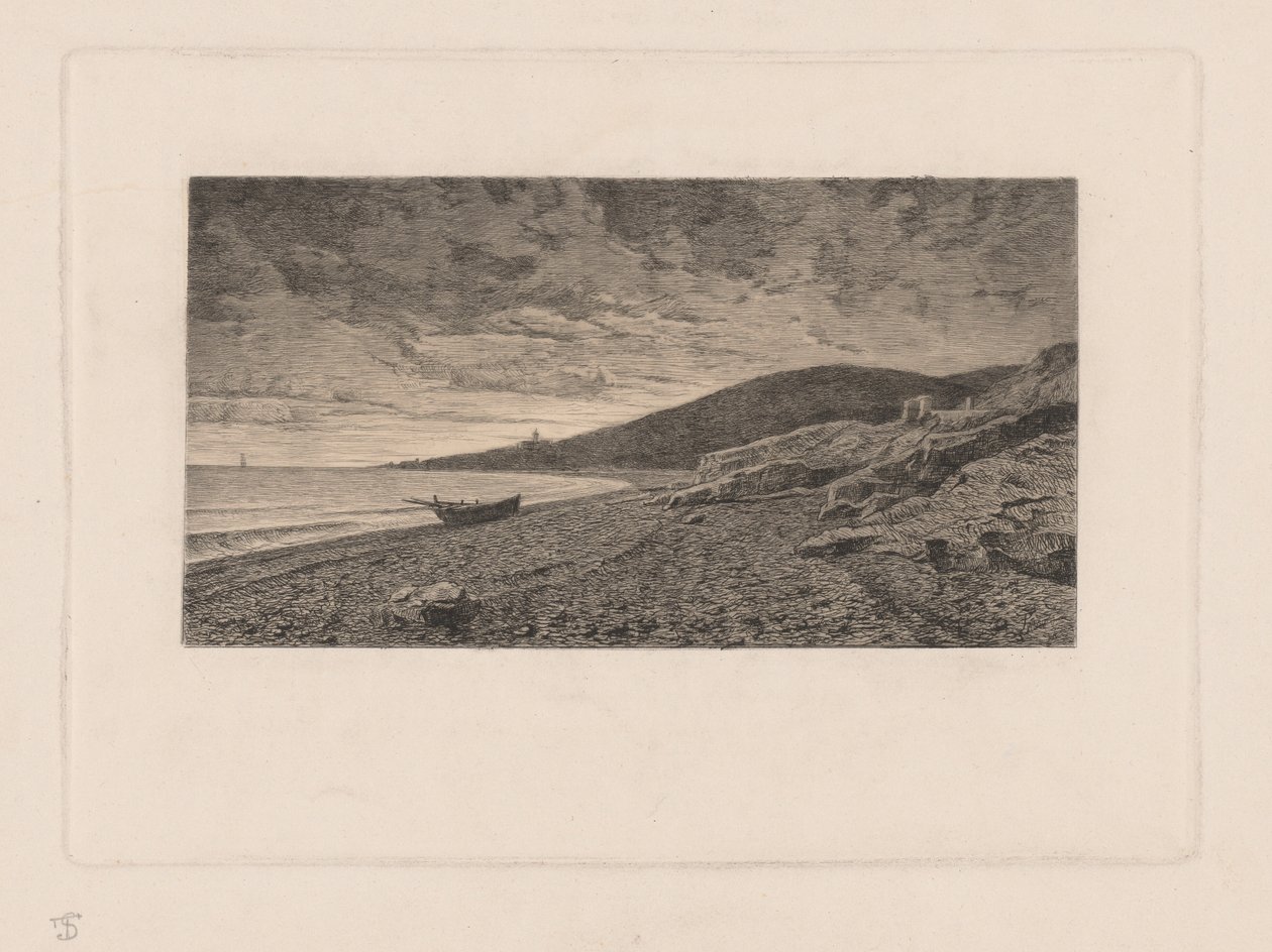 Die Küste von Elba von Telemaco Signorini