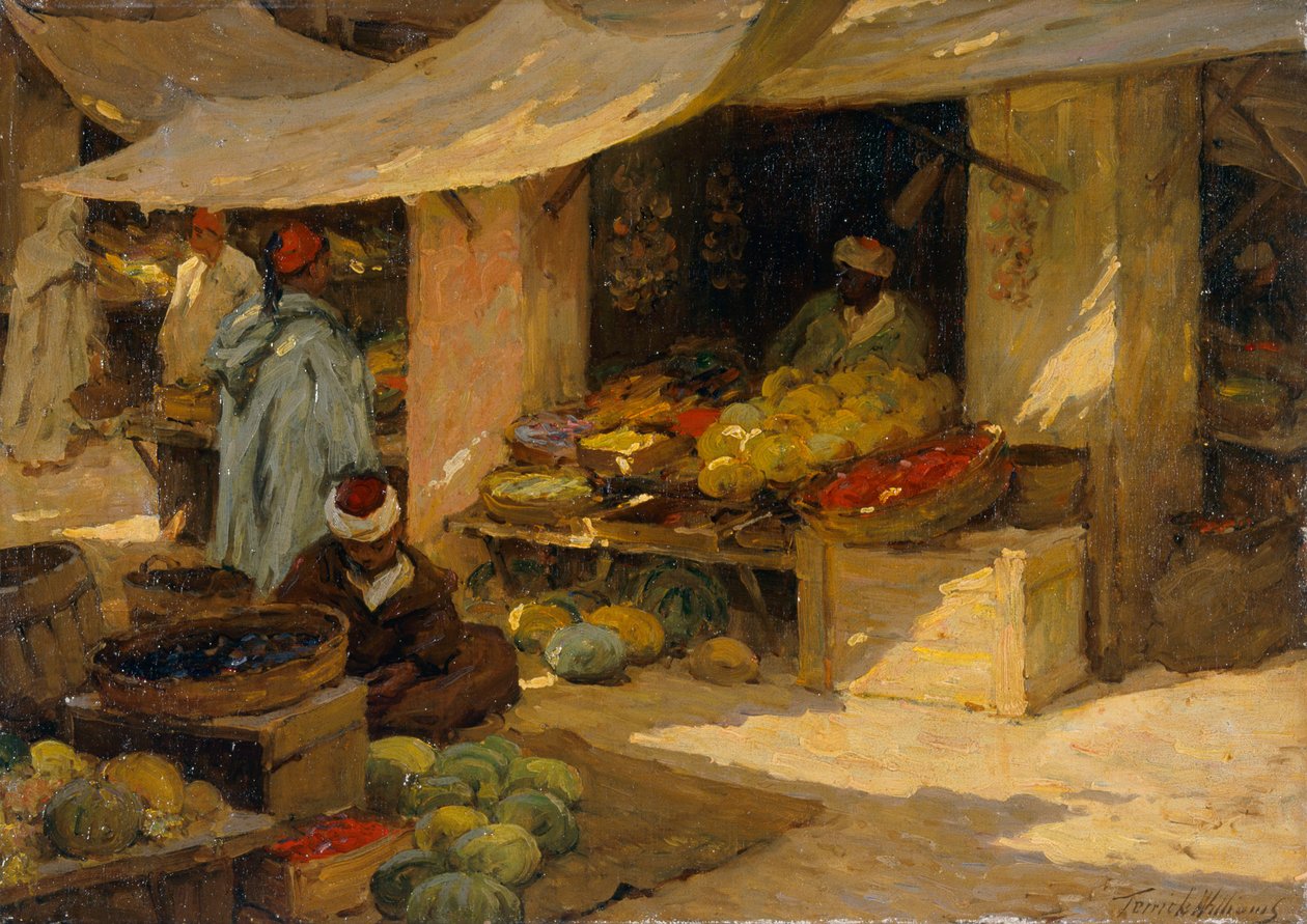 Obstmarkt, Tanger, 1880-1936 von Terrick Williams