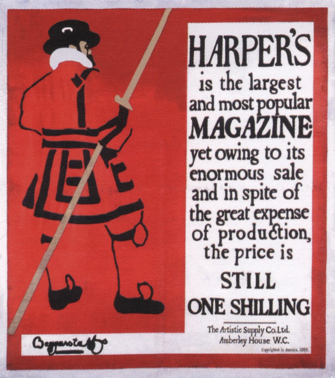 Harper’s Magazine, 1896 von The Beggarstaffs