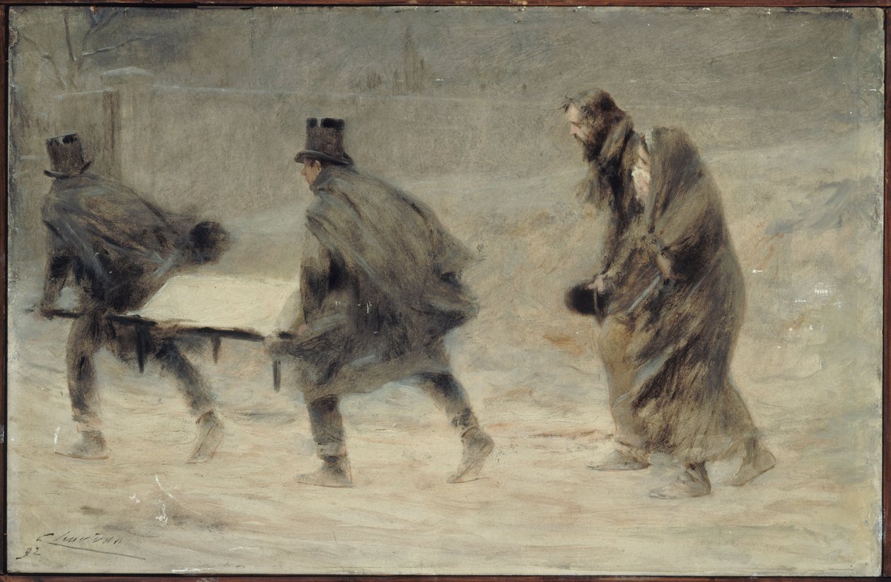 Das Begräbnis von Theobald Chartran