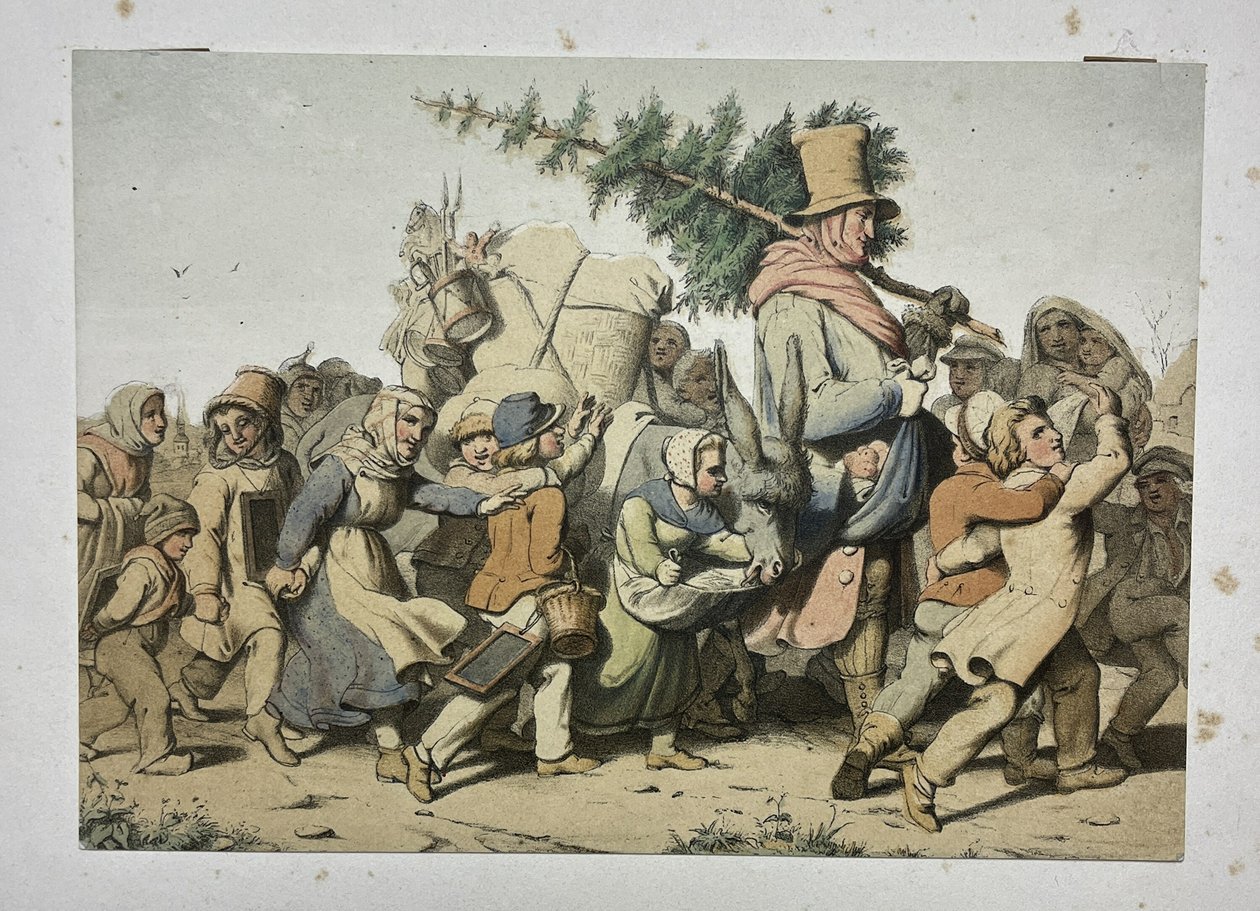 St. Nikolaus umgeben von Kindern von Theodor Mintrop