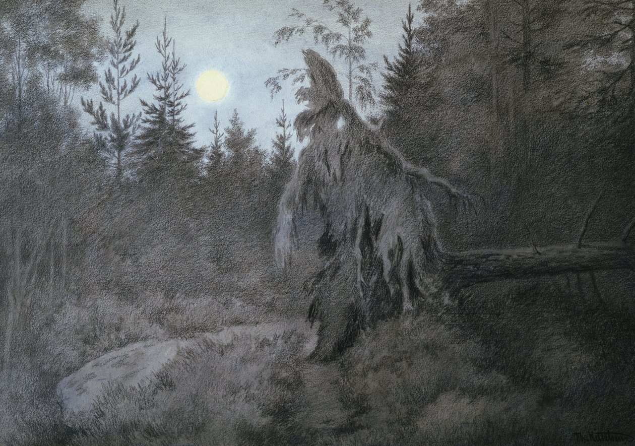 Gruselig, Krabbelnd, Raschelnd, Geschäftig von Theodor Kittelsen