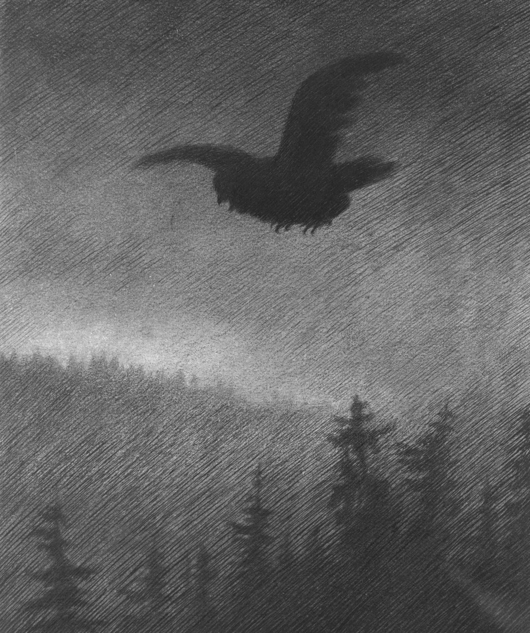 Der Schwarze Tod von Theodor Severin Kittelsen