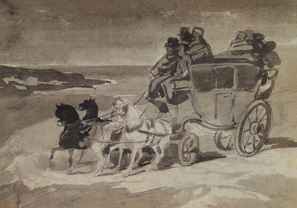 Die Postkutsche von Theodore Gericault