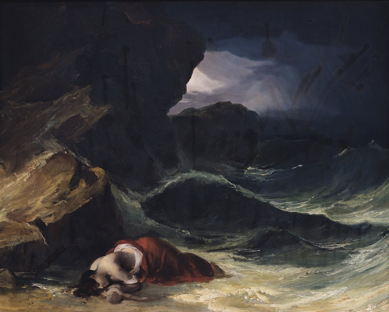 Der Sturm oder Das Schiffswrack von Theodore Gericault