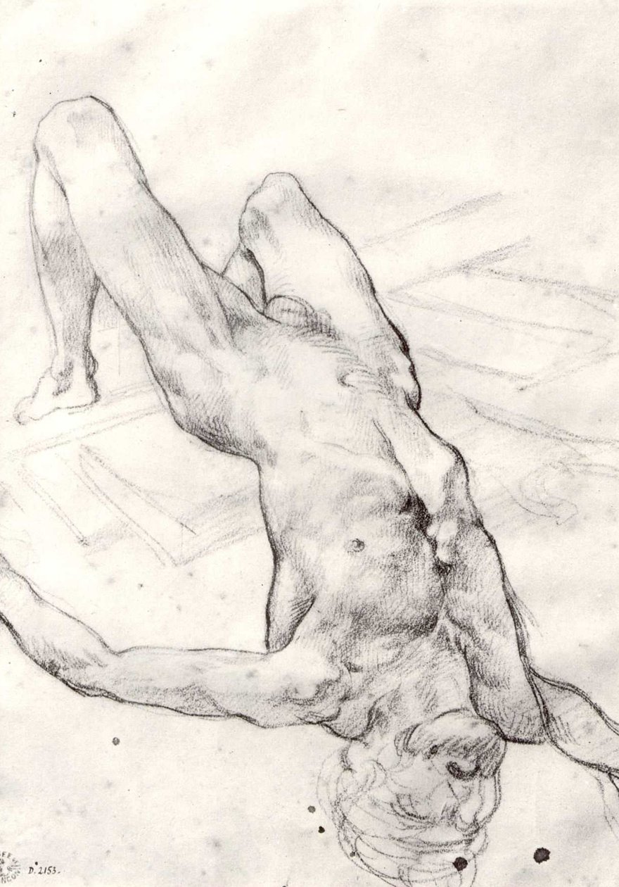 Studie für das Floß der Medusa von Theodore Gericault