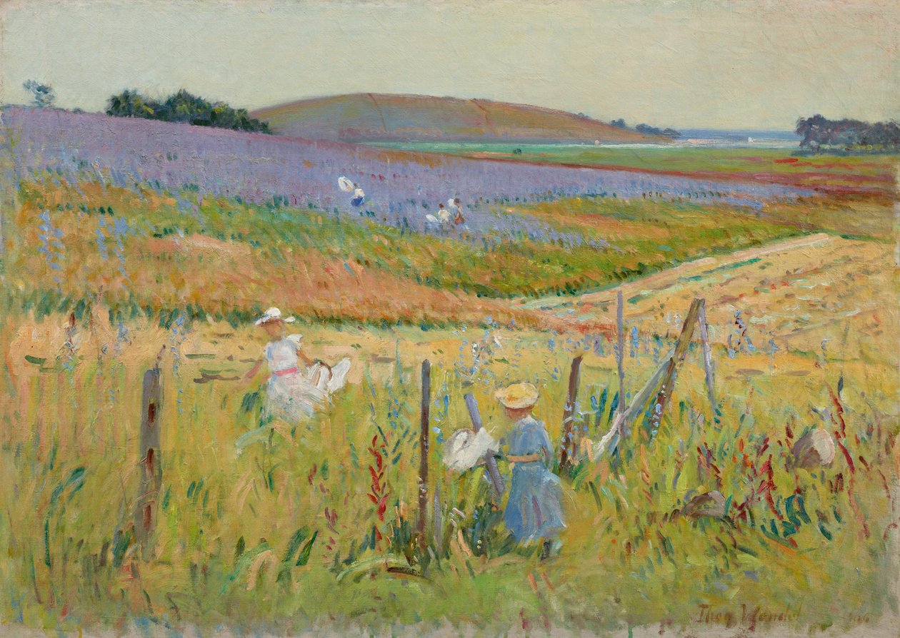 Die Schmetterlingsfänger, 1900-8 von Theodore Wendel