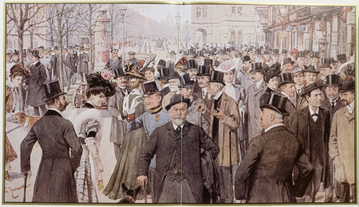 Die Ringstraße, Wien von Theodore Zasche