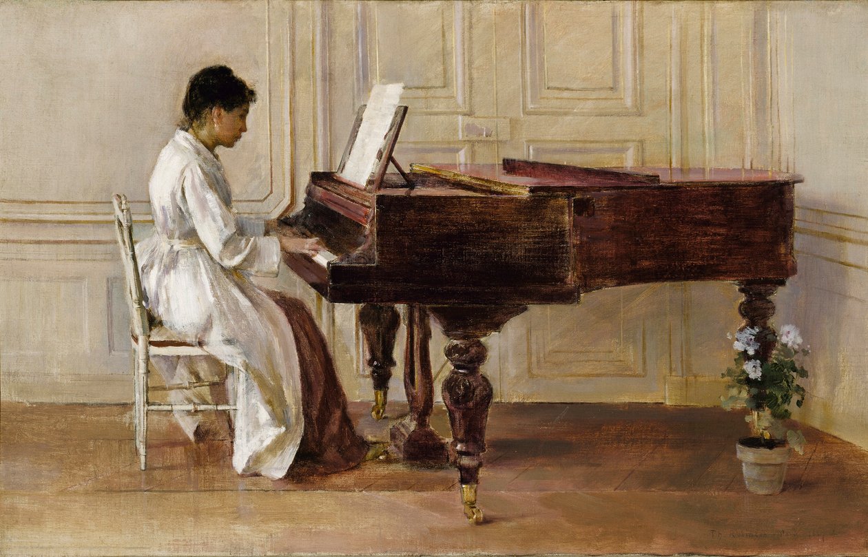 Am Klavier von Theodore Robinson