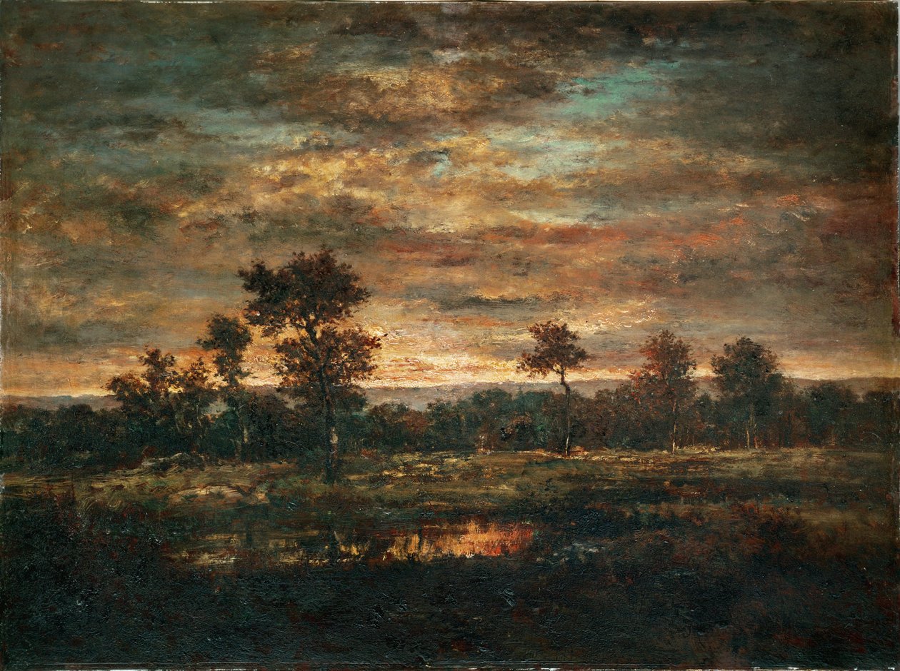 Meer und Waldrand von Theodore Rousseau