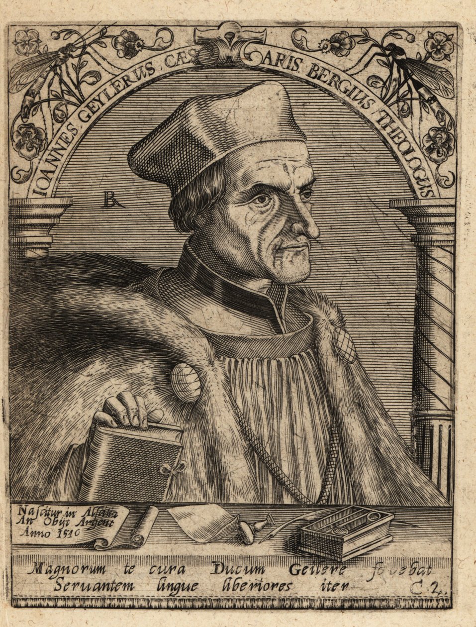 Johann Geiler von Kaisersberg von Theodore de Bry