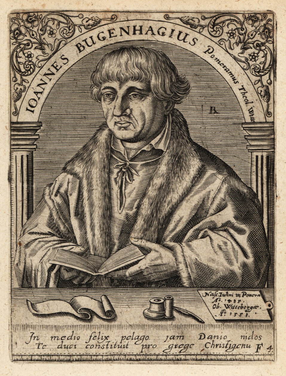 Johannes Bugenhagen von Theodore de Bry