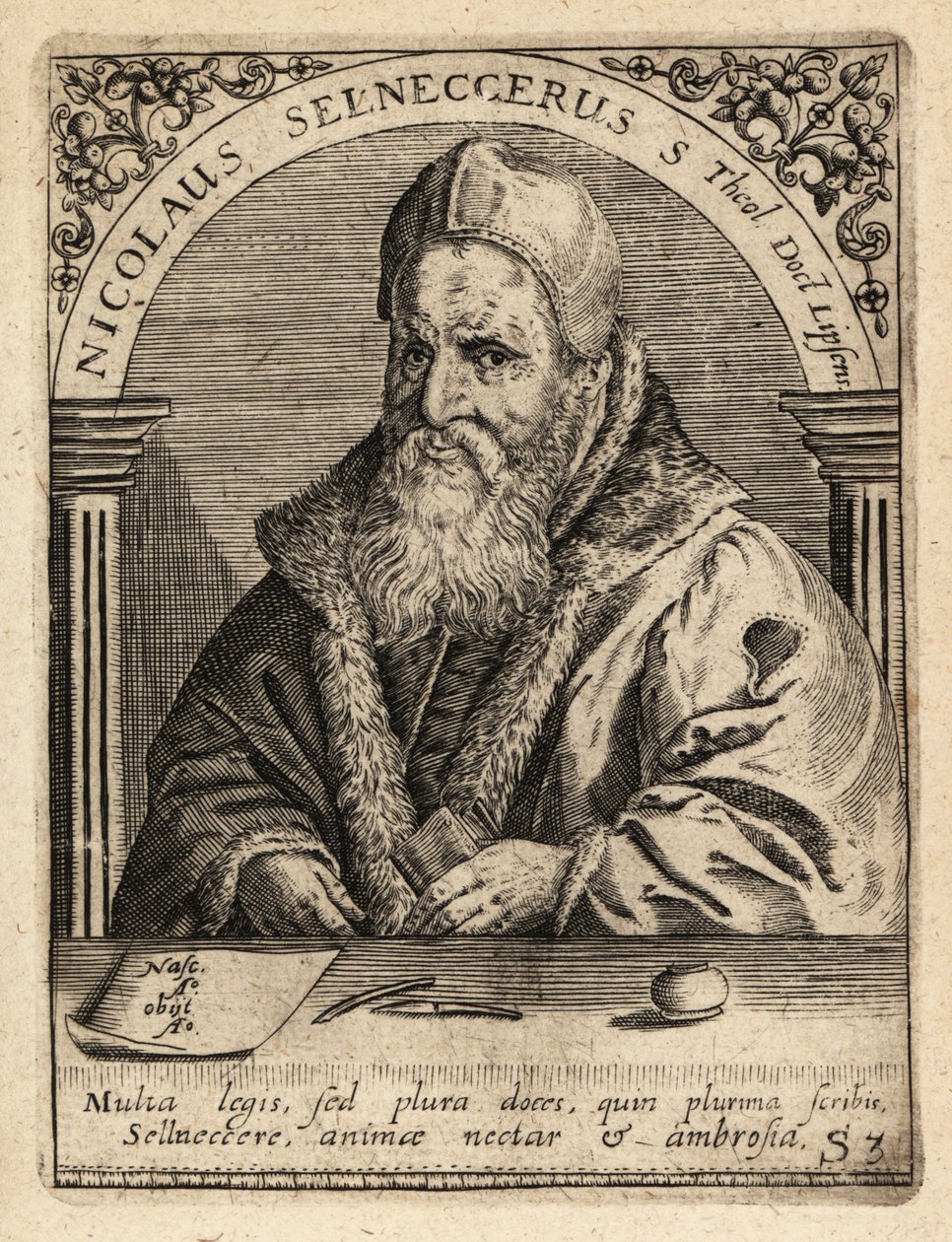 Nikolaus Selnecker von Theodore de Bry