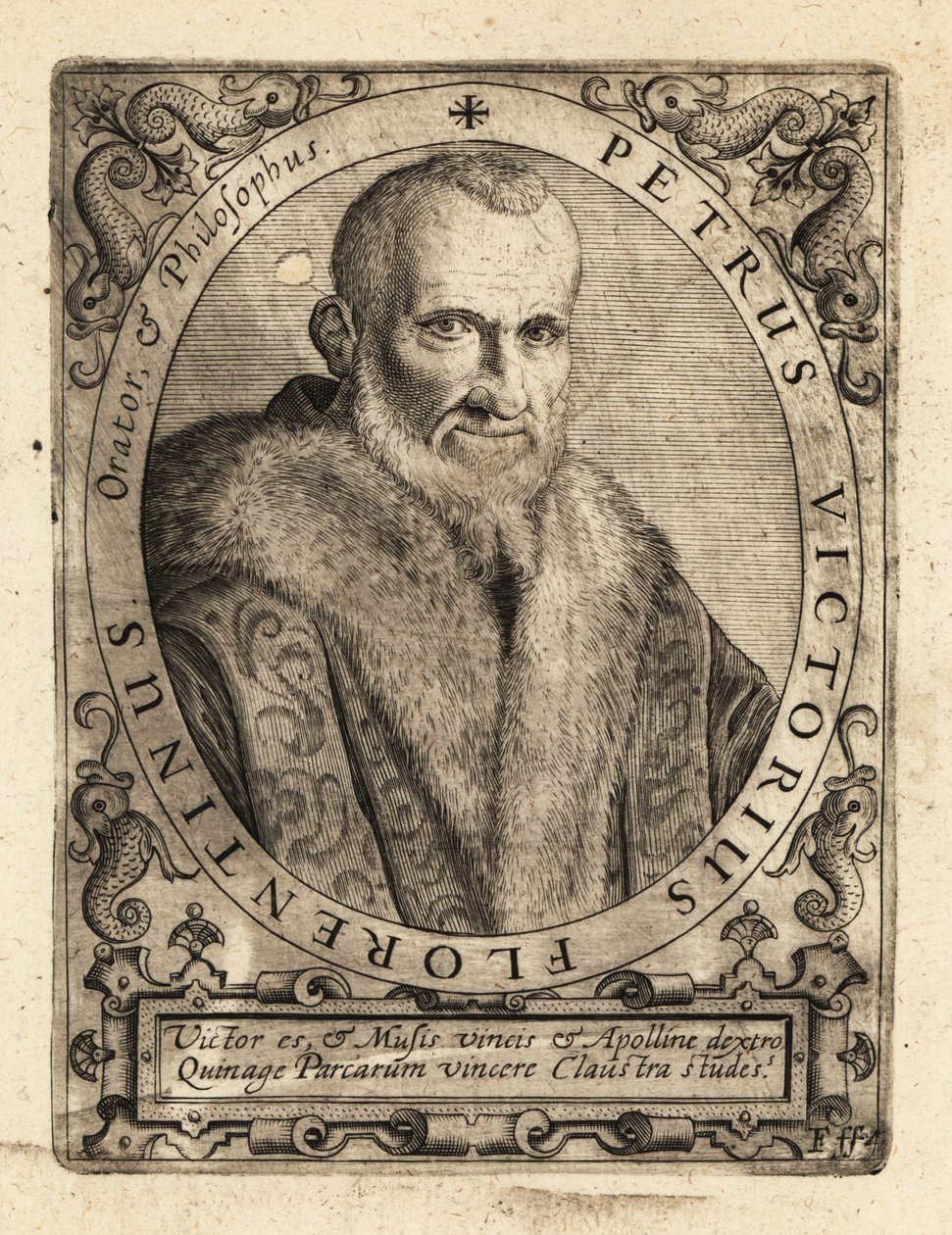Piero Vettori, italienischer Schriftsteller von Theodore de Bry