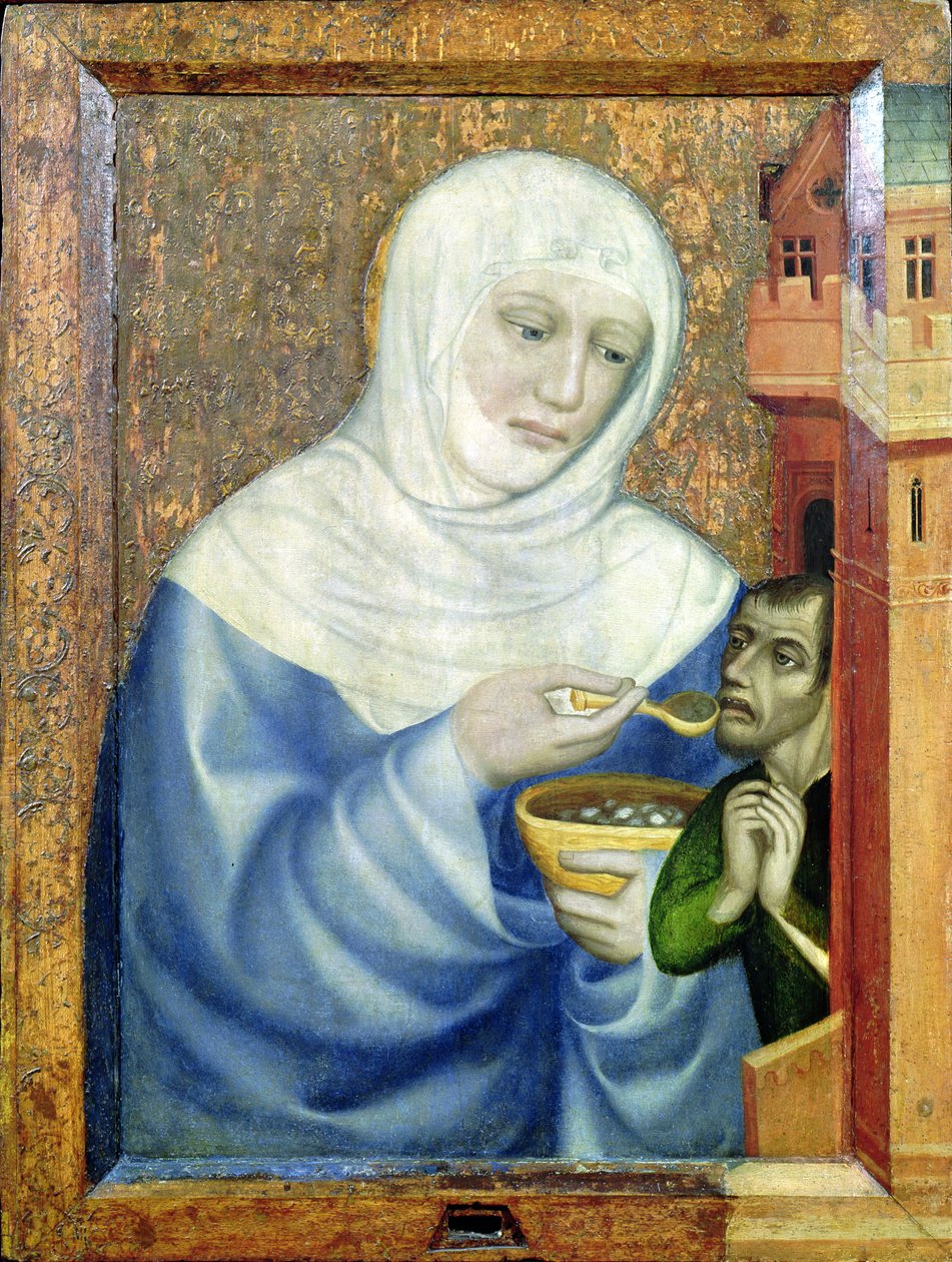 St. Elisabeth von Ungarn (1207-31) von Theodoricus of Prague