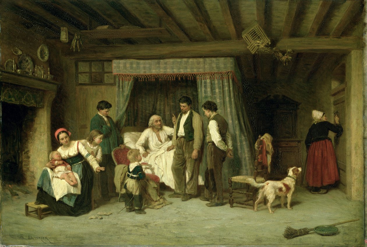 Die letzte Warnung, 1886 von Theophile Emmanuel Duverger