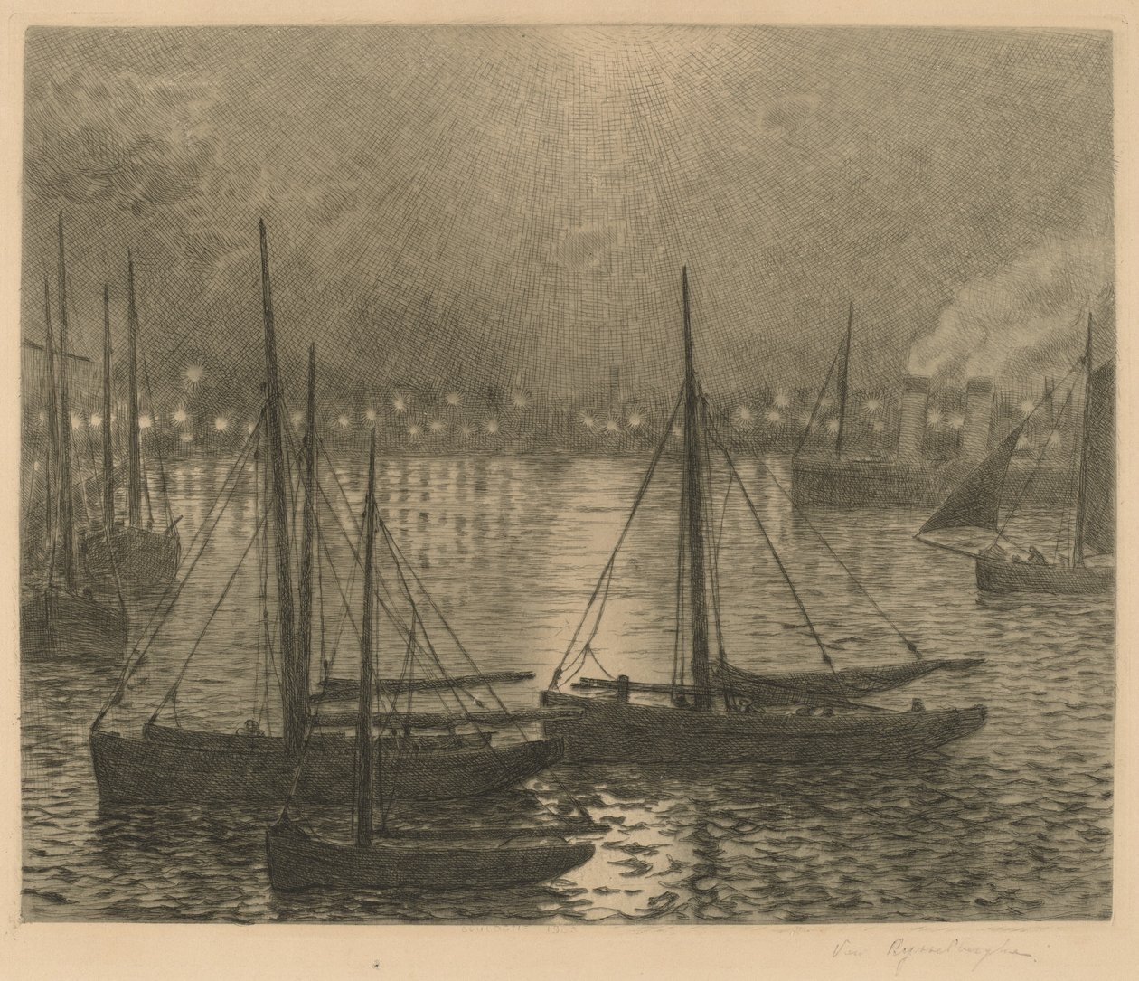 Boulogne von Théo van Rysselberghe