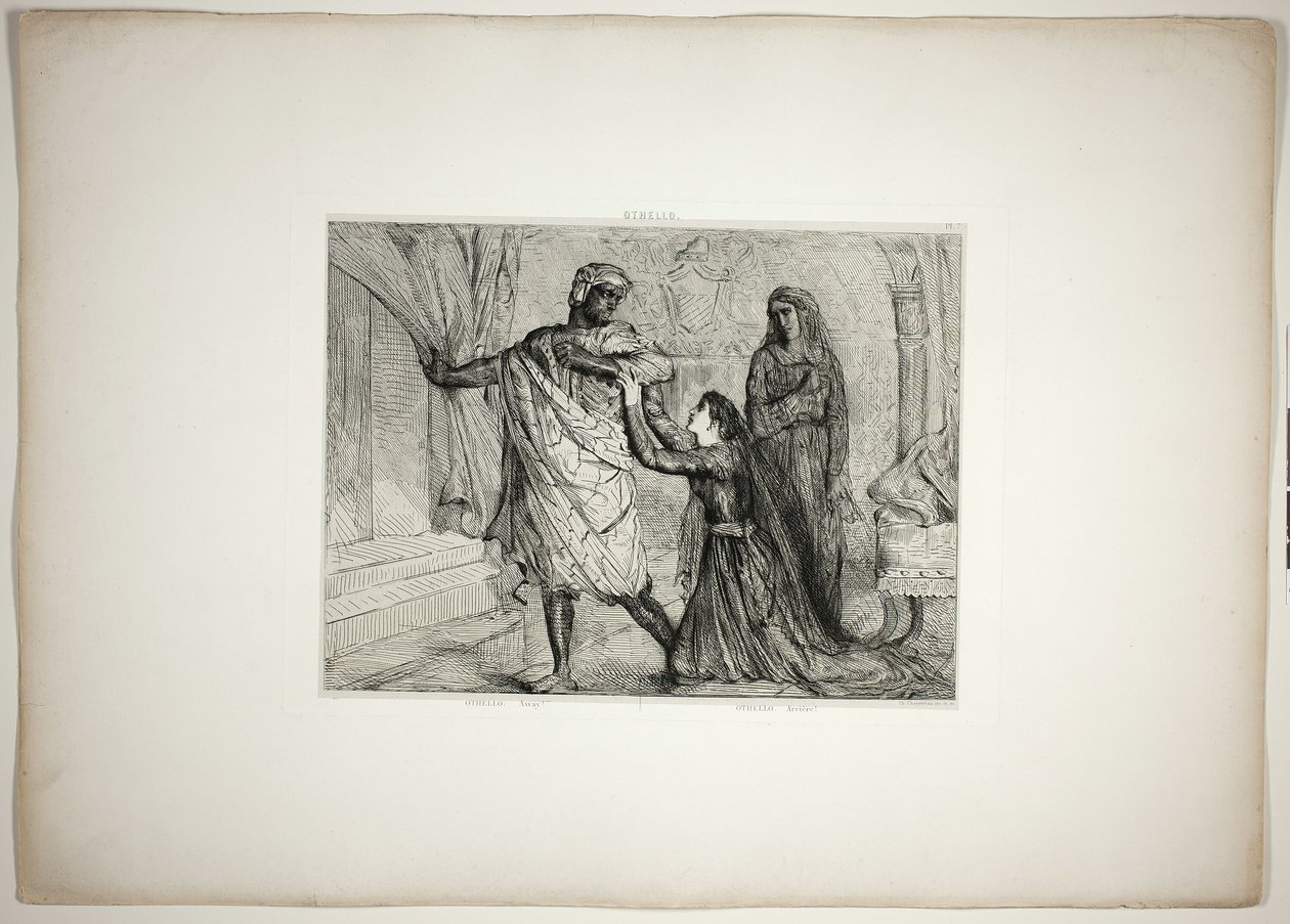 Fort!, Platte sieben aus Othello von Théodore Chassériau