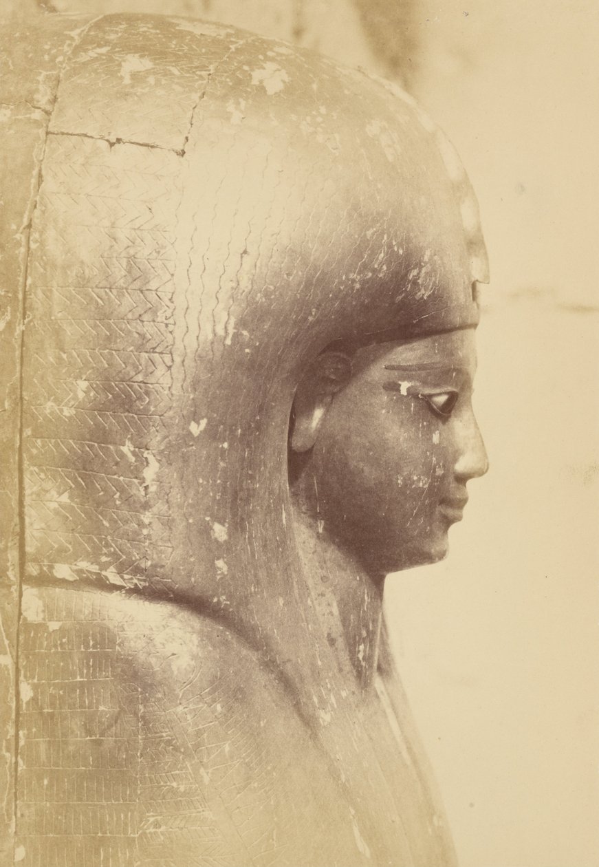 (Detail des Sarkophags der Königin Aah-Hotep (Profil)) von Théodule Devéria