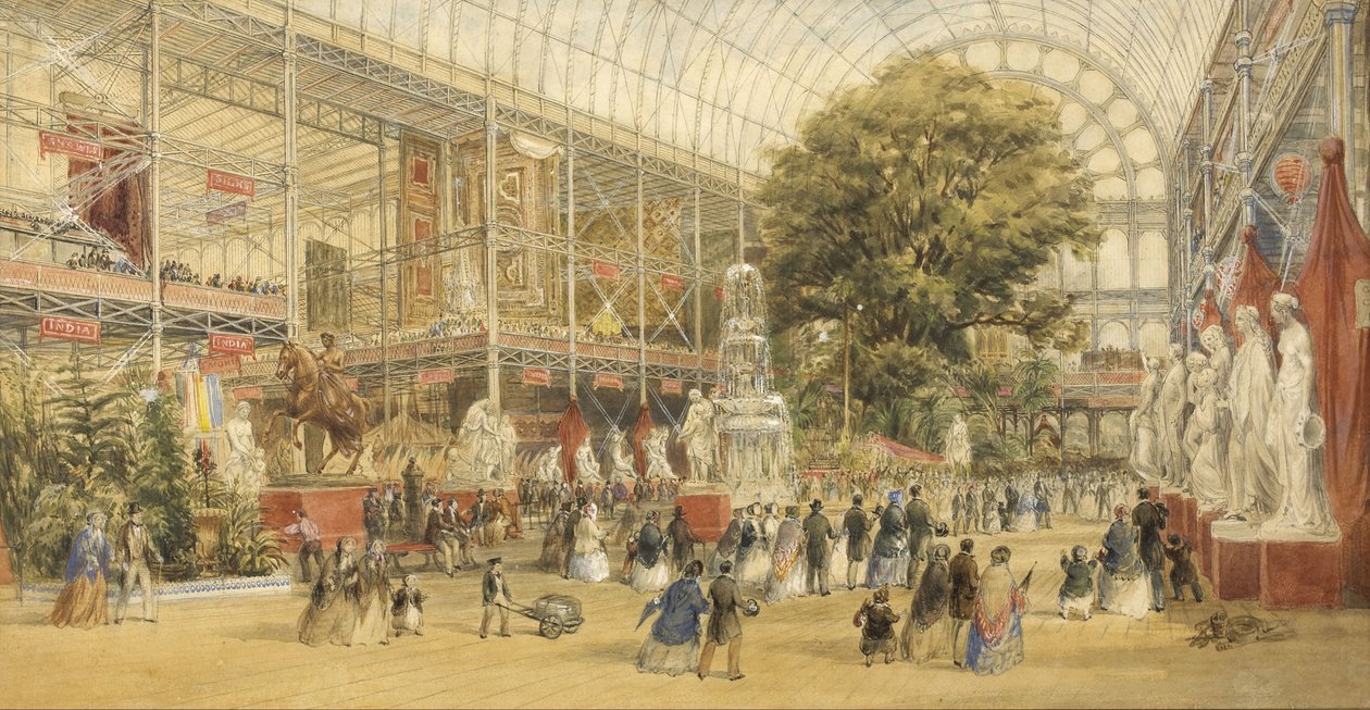 Königin Victoria eröffnet die Weltausstellung 1851 im Crystal Palace in London von Thomas Abel Prior