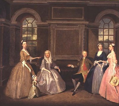 Die Familien Broke und Bowes, 1740 von Thomas Bardwell