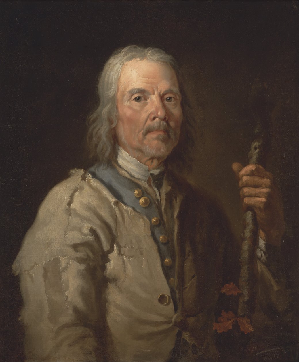 Mann mit einem Stab von Thomas Barker of Bath
