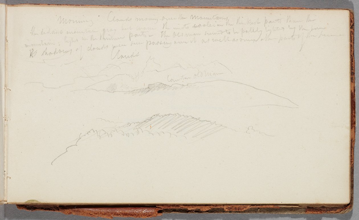 Farbnotizen nach Turners Ulysses verspottet Polyphemus von Thomas Cole